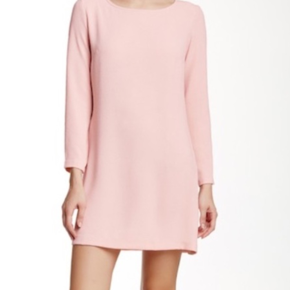 NEVER WORN American Apparel pink long sleeve dress